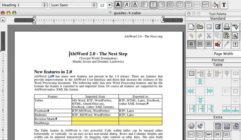 word processor app for mac