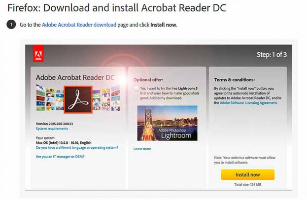 acrobat reader download for macbook air