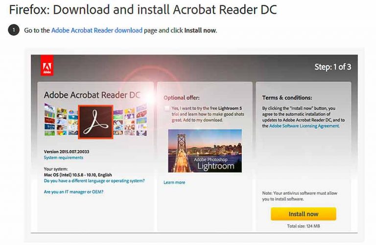 download adobe pdf printer mac